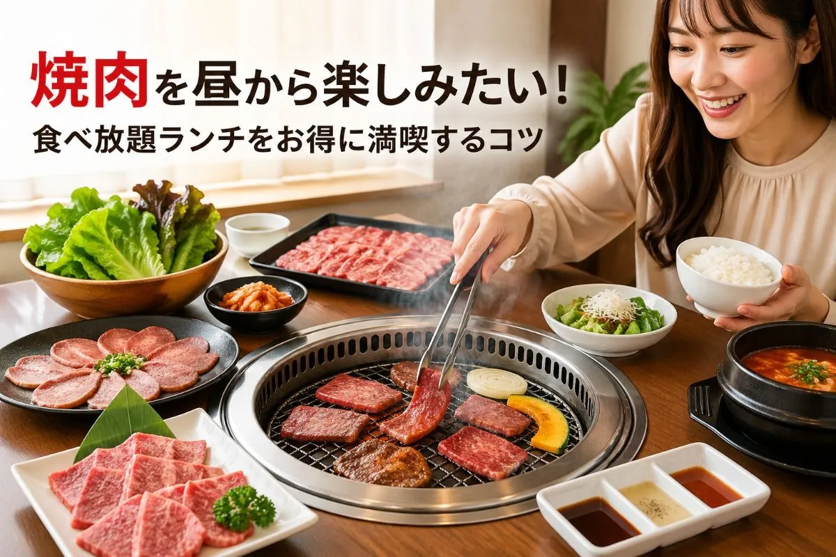 焼肉を昼から楽しみたい!食べ放題ランチをお得に満喫するコツ